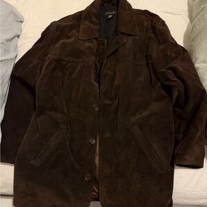 J. Crew Men's Brown Suede Jacket